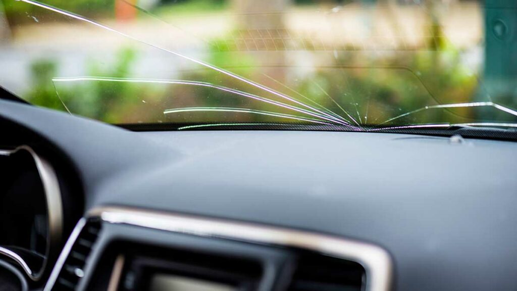 Can you repair a cracked windshield - cracked windshield glass