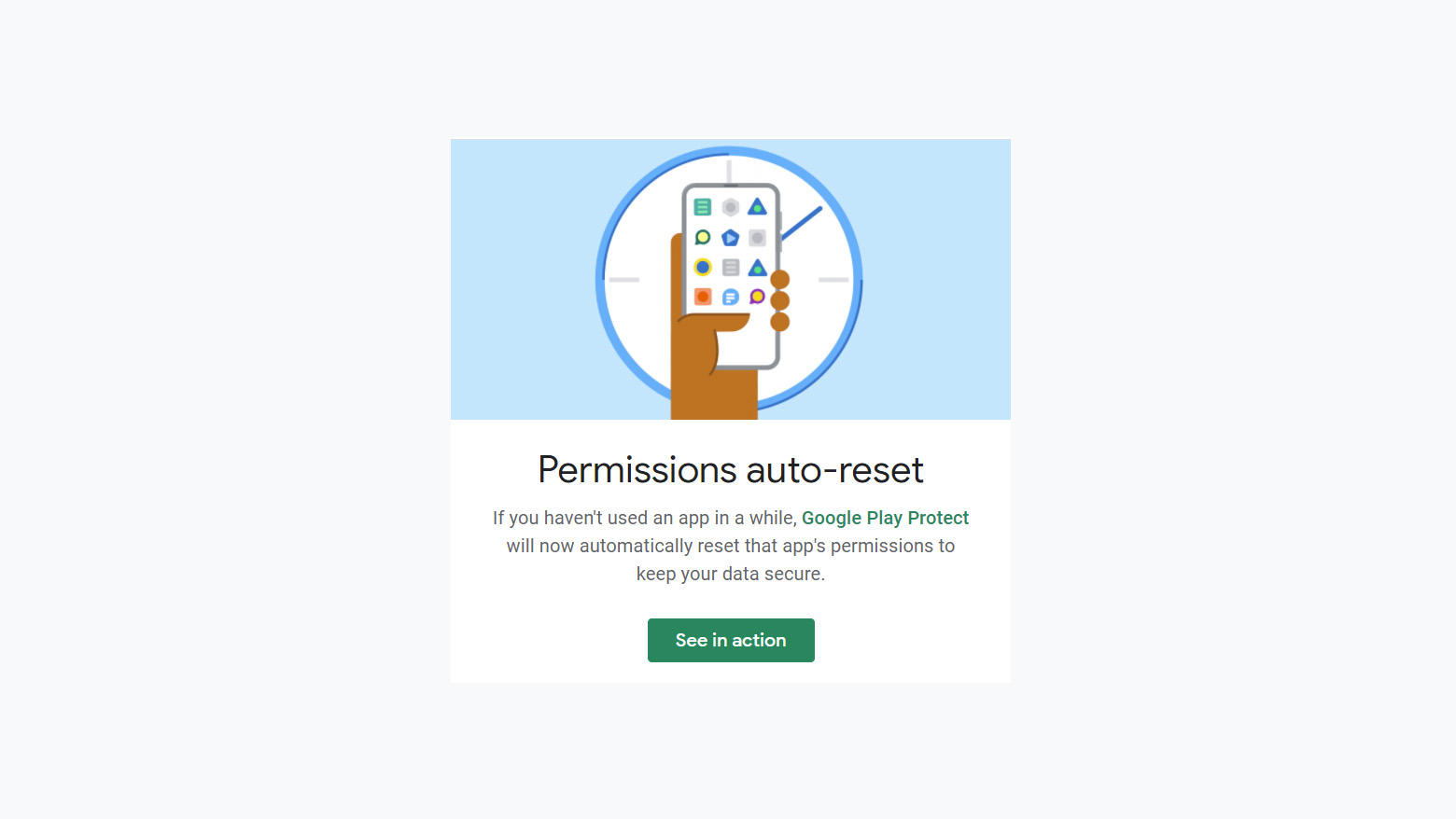 Apps can no longer abuse permissions on old Android phones with Google Play
