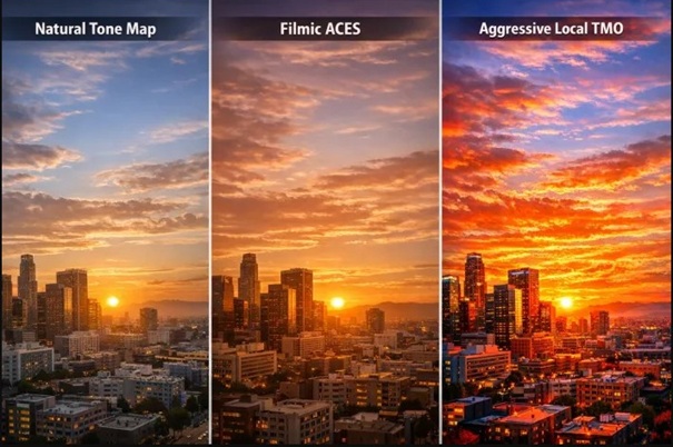 Tone mapping comparison
